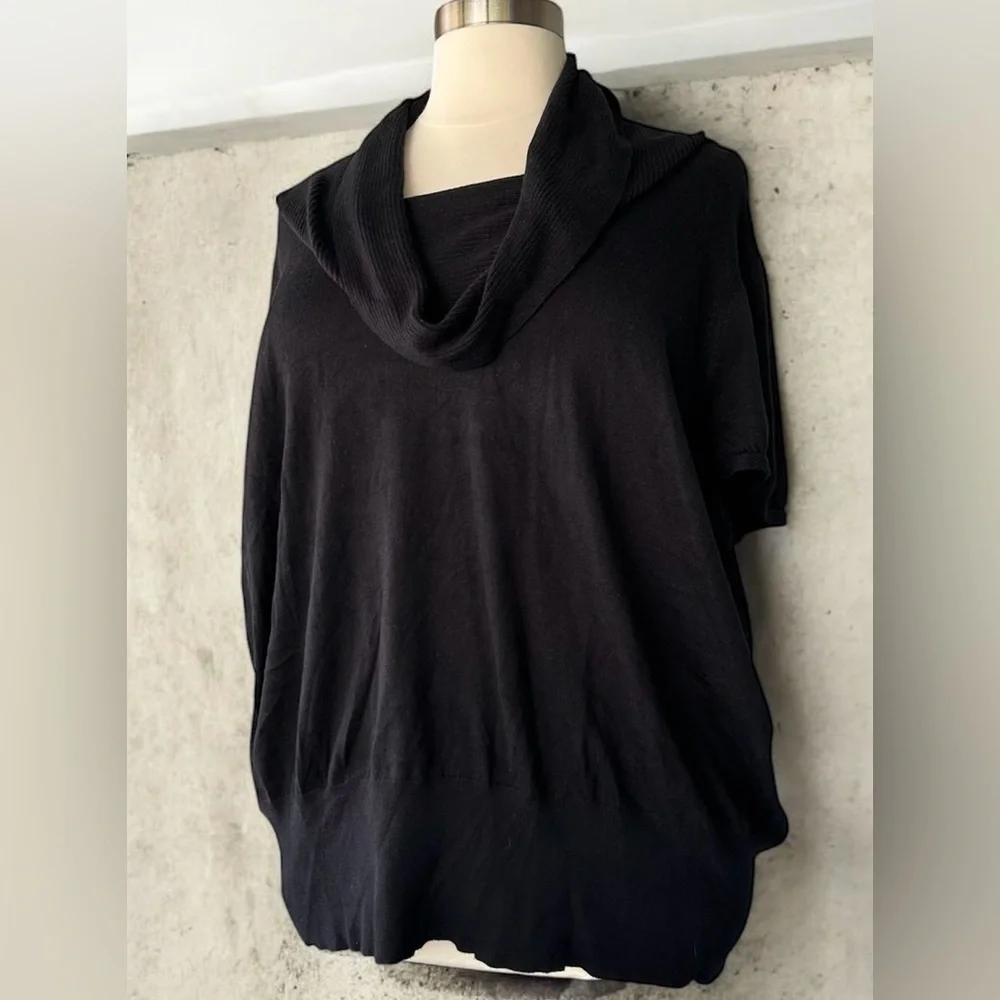 NWT!Liz & Me Black Cowl Neck Sweater Size 4X